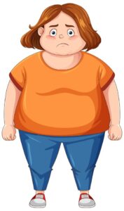A person seeking help with weight management and a healthier lifestyle.